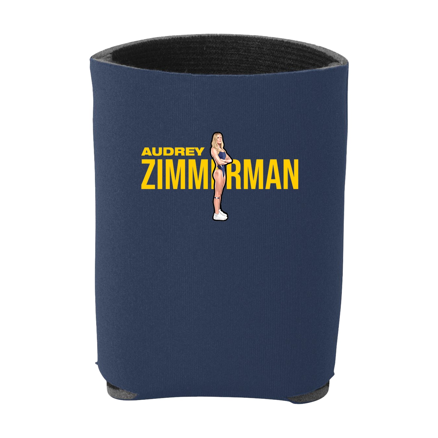 Can Holder — Player Name in Navy