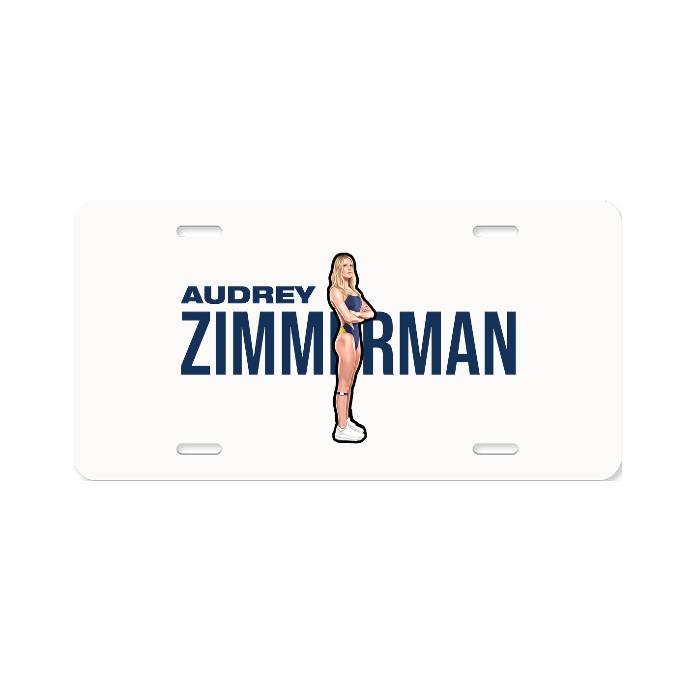 License Plate — Player Name in Classic
