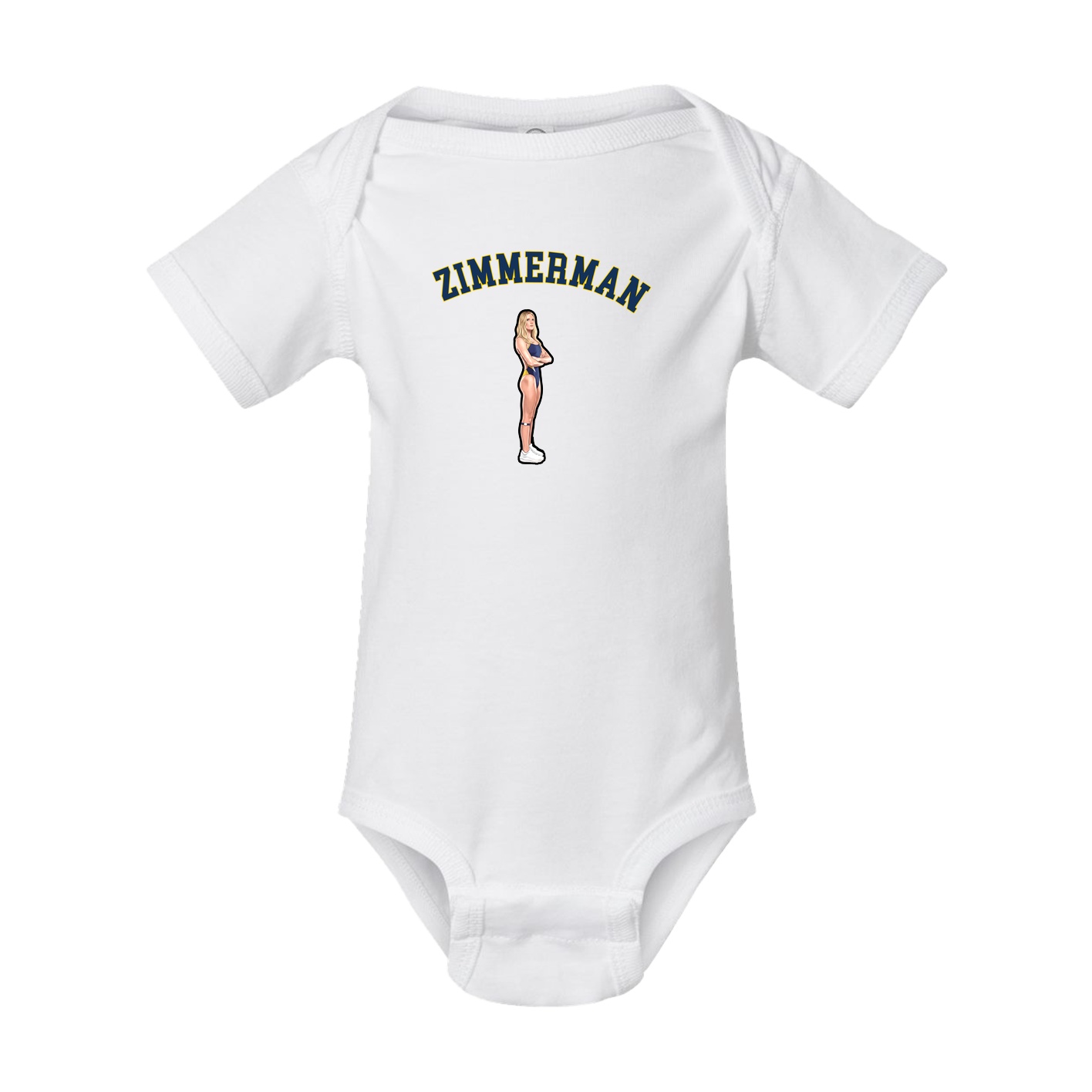 Baby Onesie — Shirsey Arch in White
