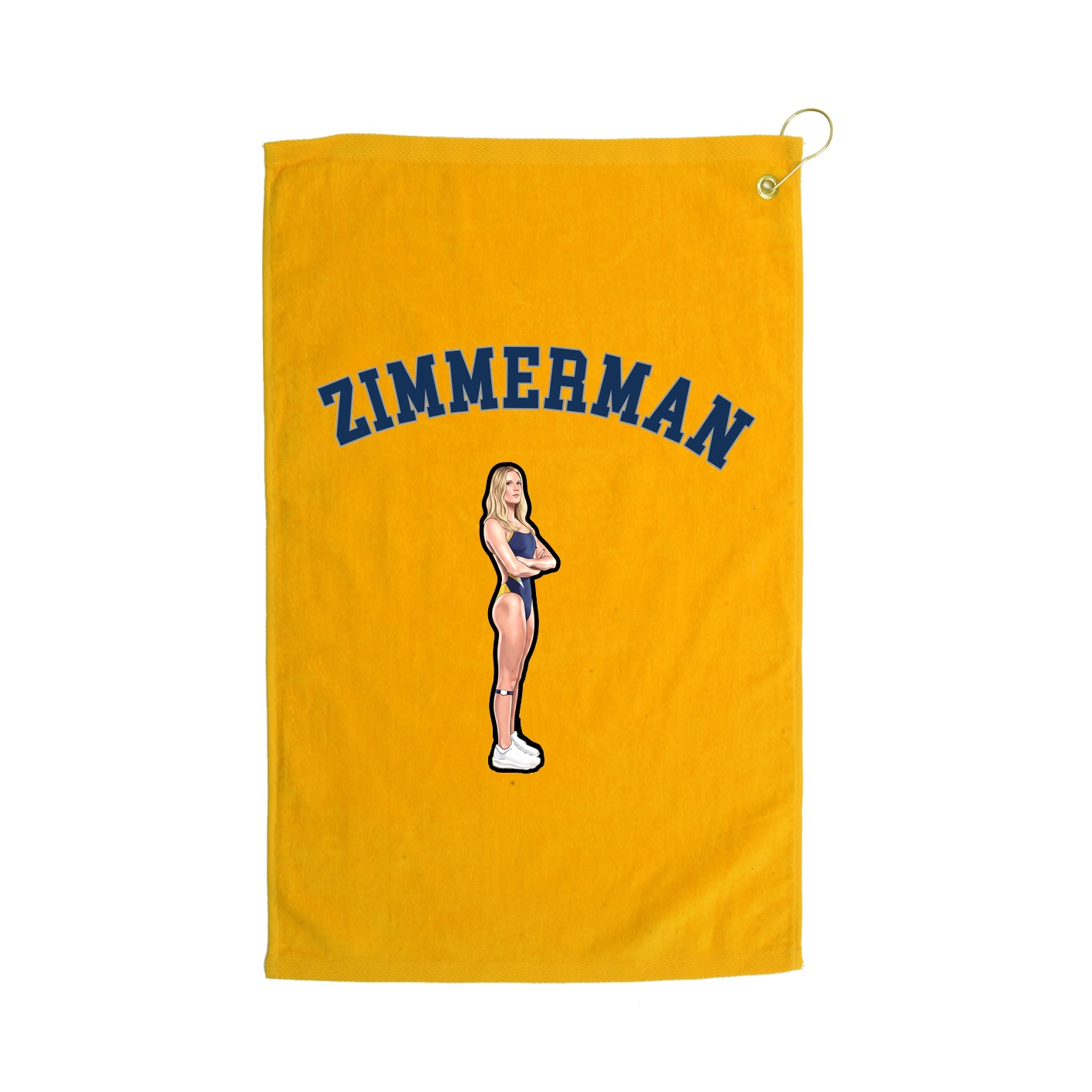 Golf Towel — Shirsey Arch in Gold