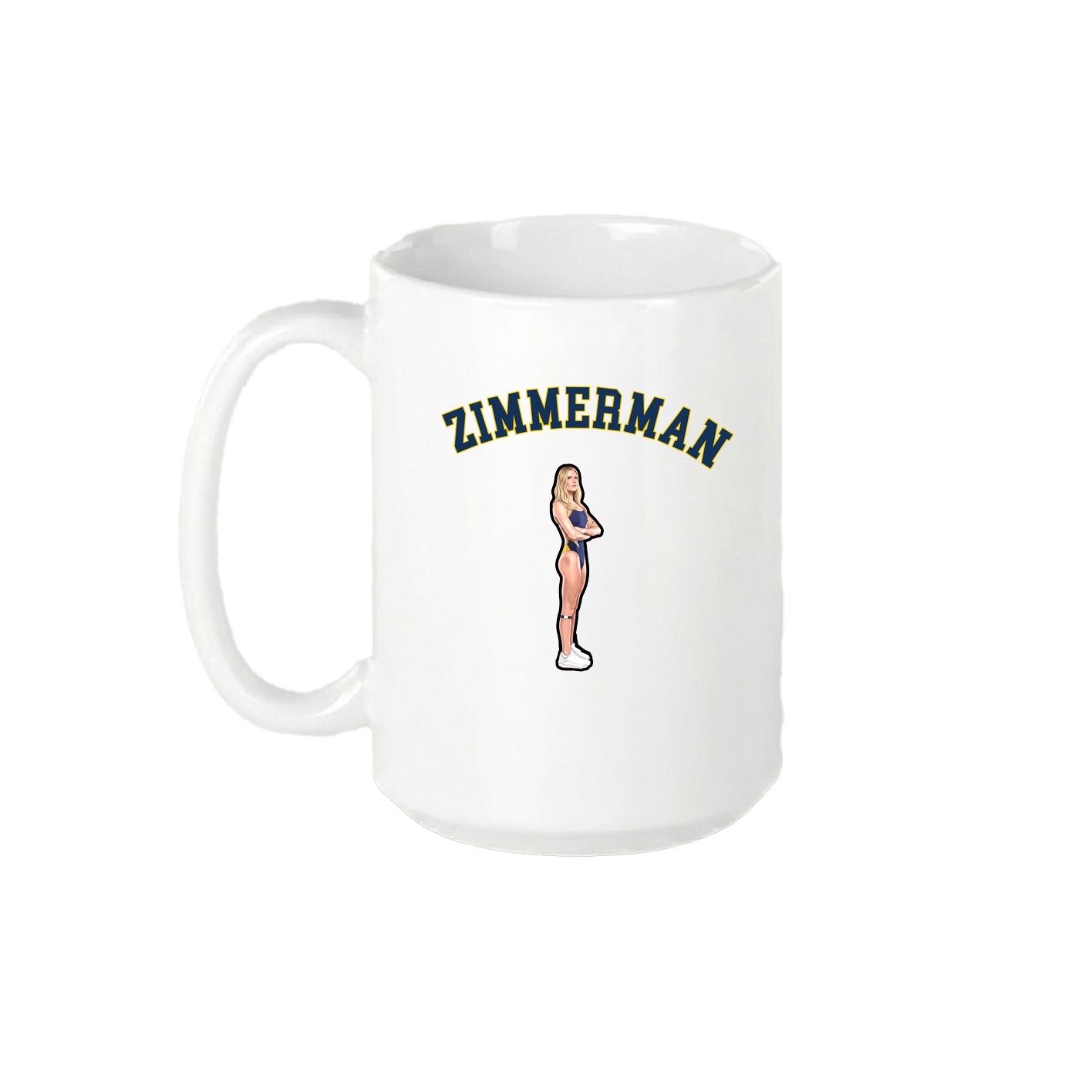 15oz Coffee Mug — Shirsey Arch in White
