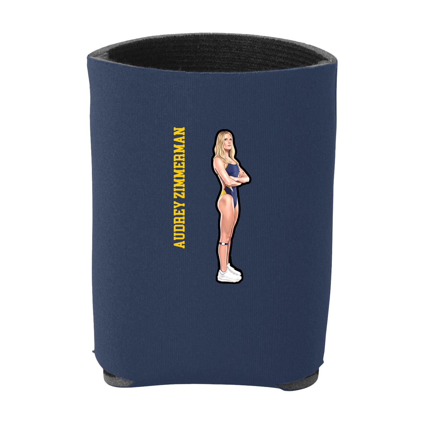 Can Holder — Name Vertical in Navy