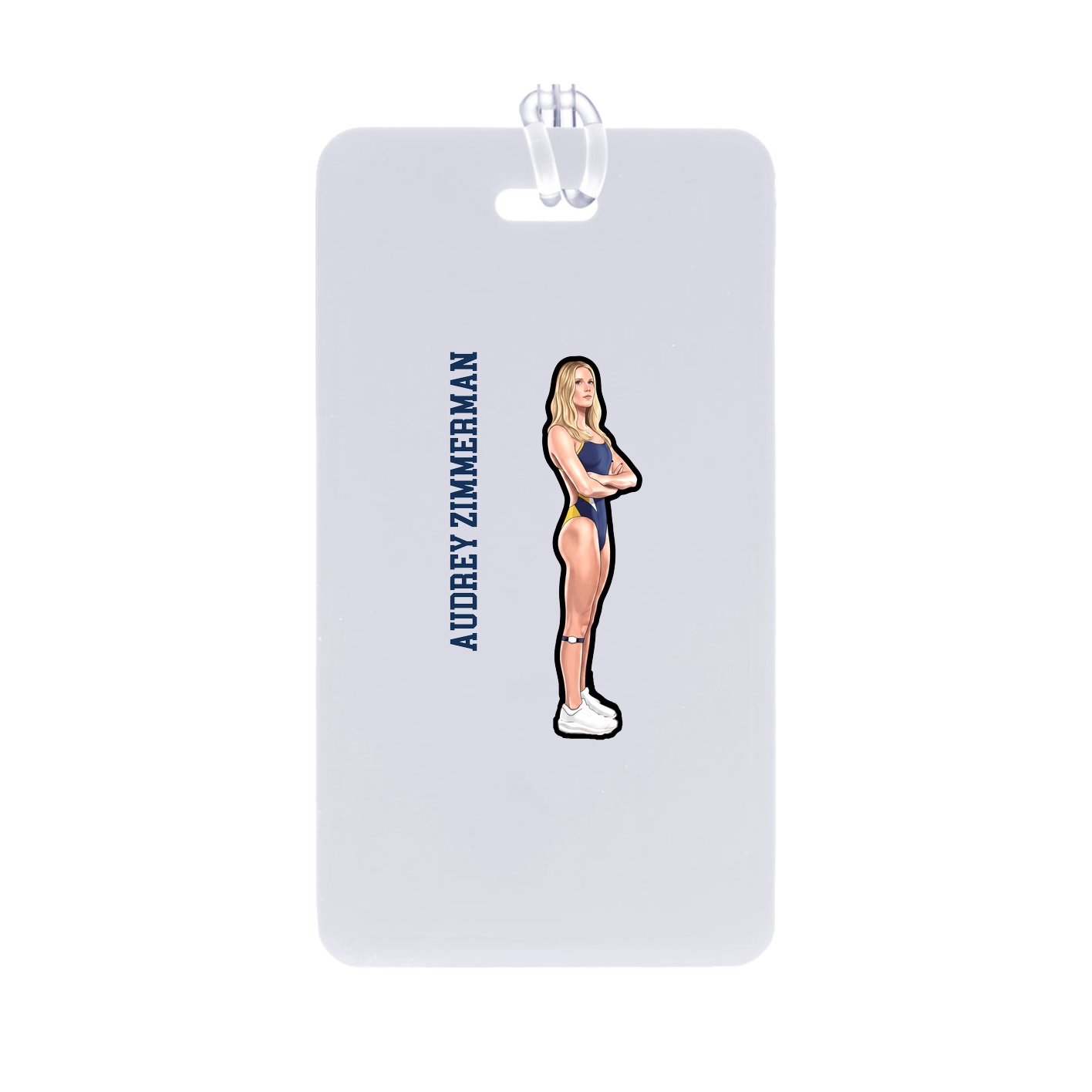 Bag Tag — Name Vertical in Classic