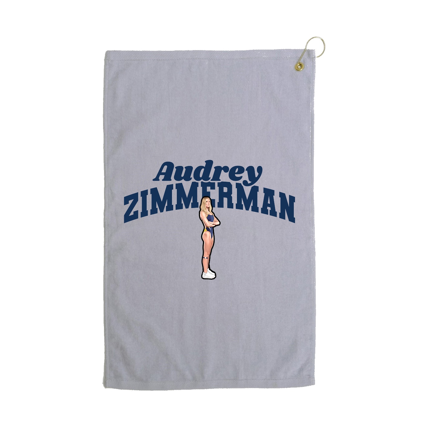 Golf Towel — Signature Arch in Grey