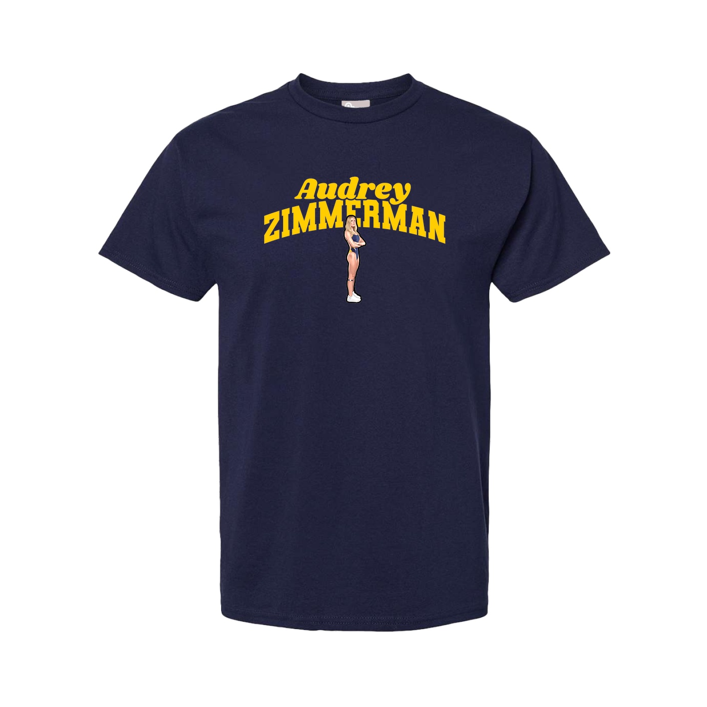 Tee — Signature Arch in Navy