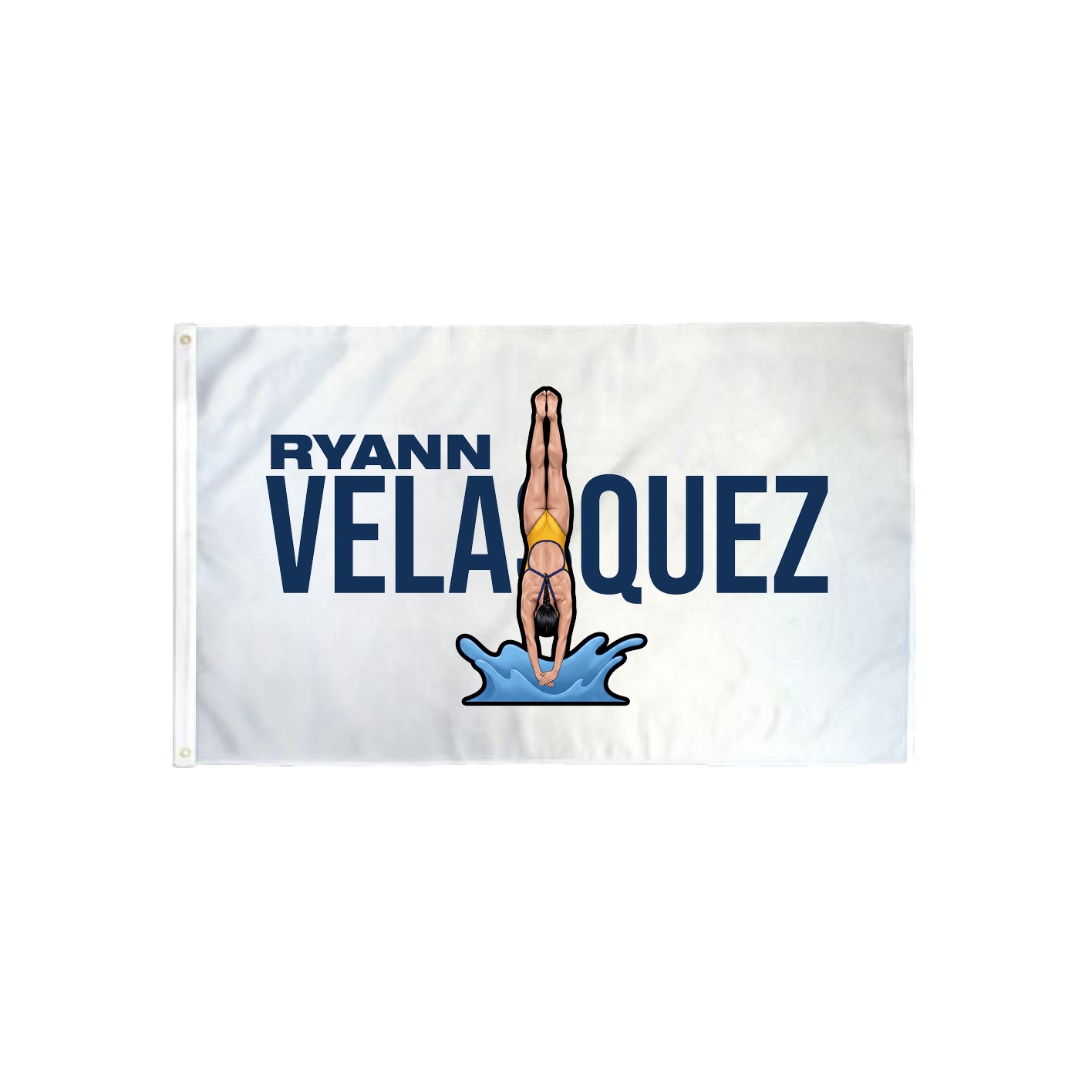 3x5 Flag — Player Name in Classic