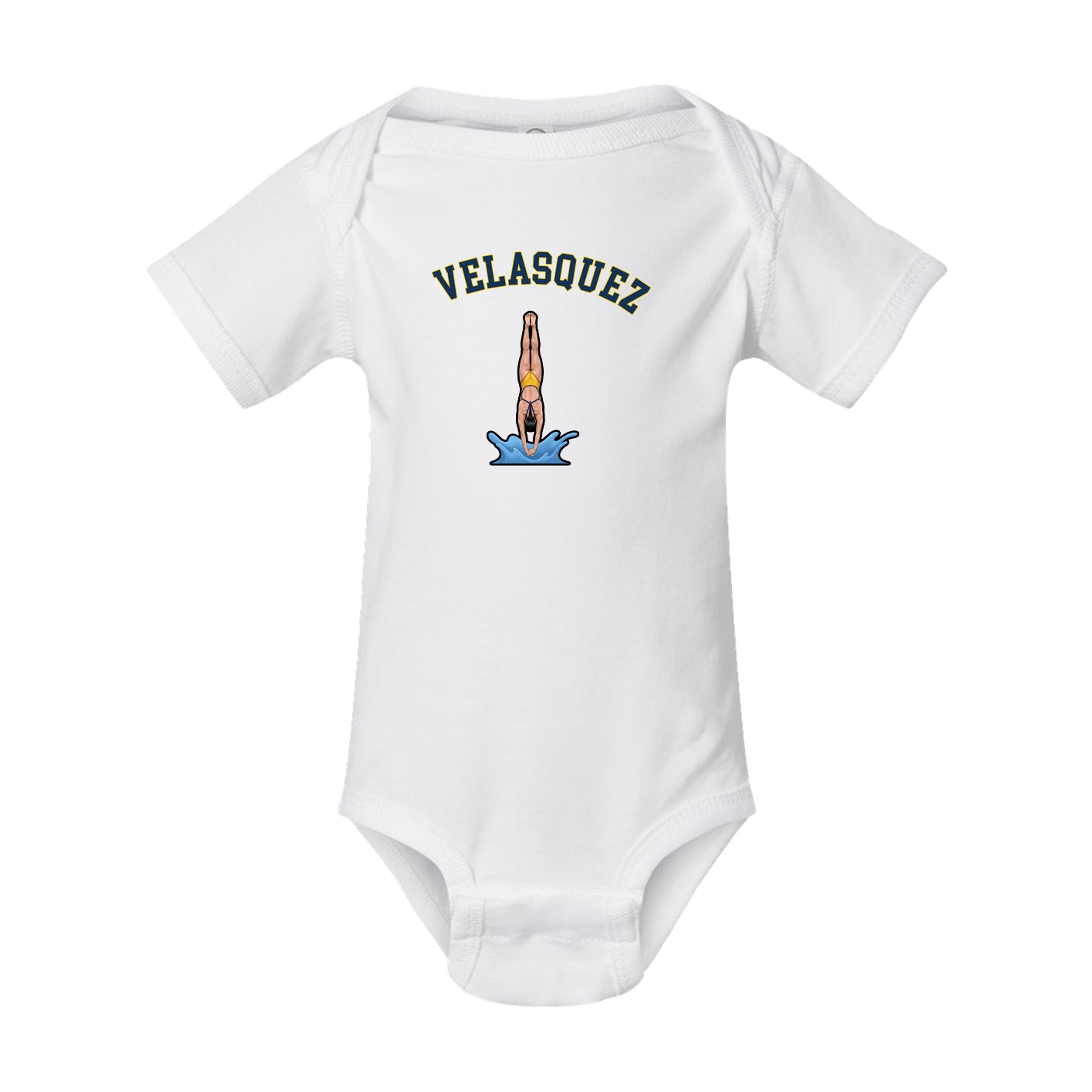 Baby Onesie — Shirsey Arch in White