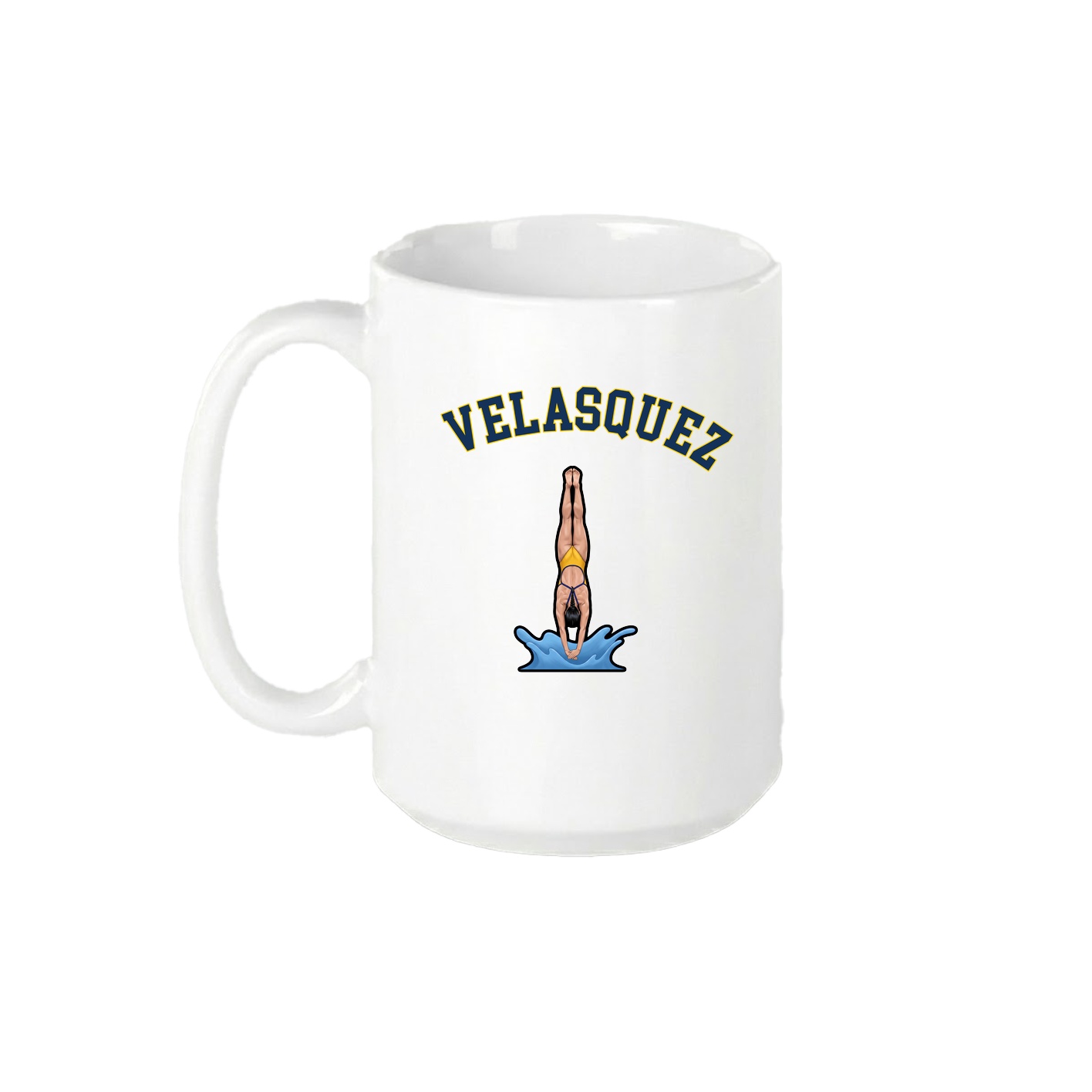 15oz Coffee Mug — Shirsey Arch in White