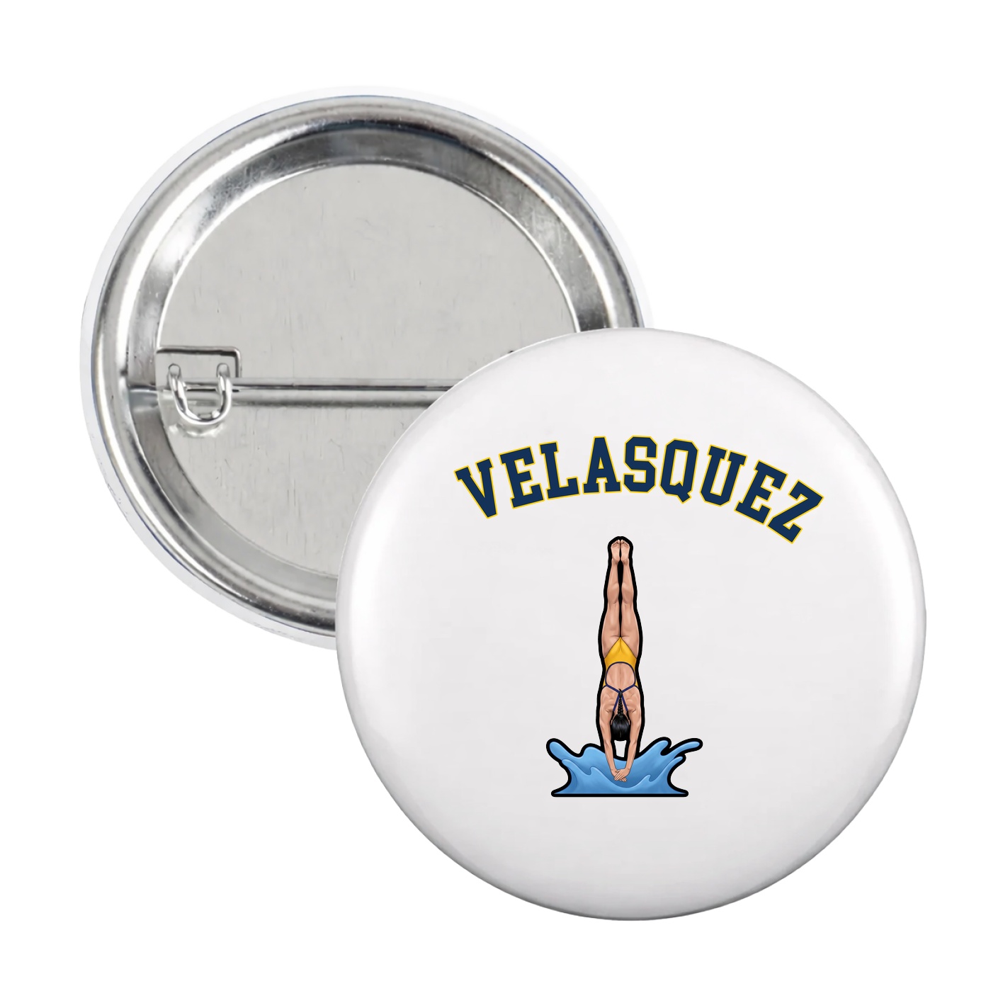 Game Day Button — Shirsey Arch in White