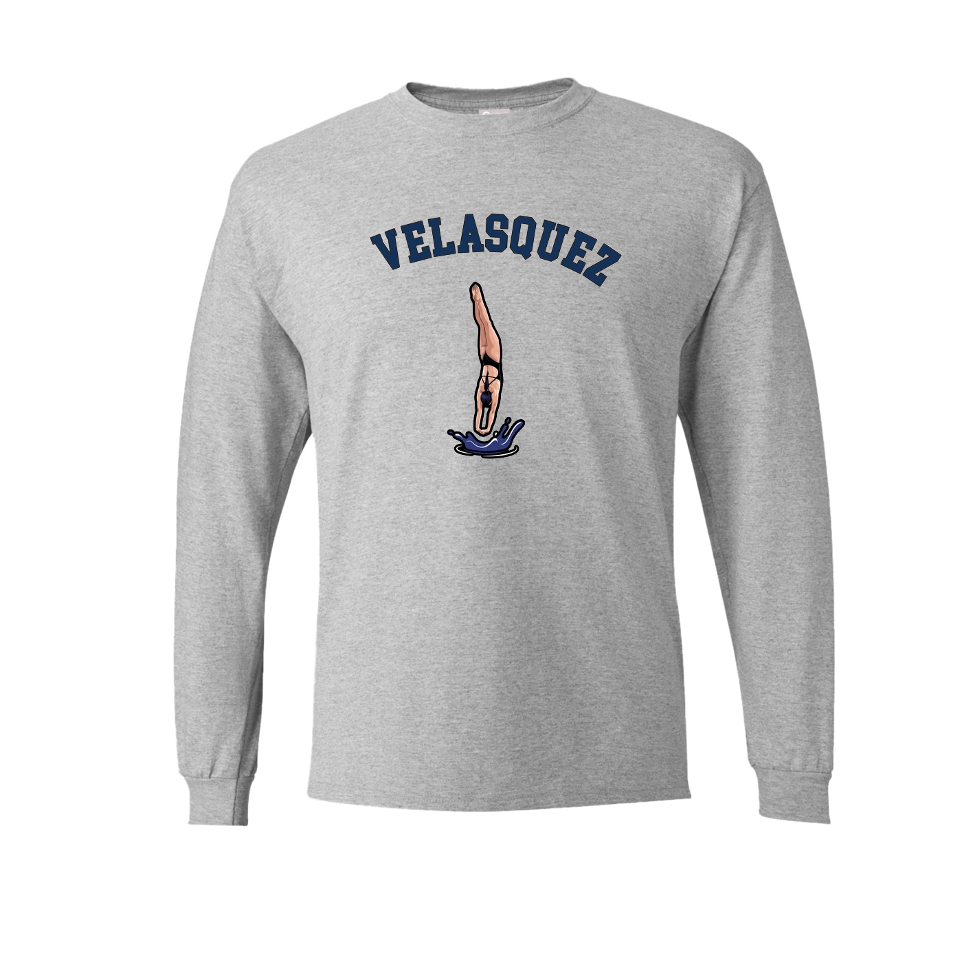 Long Sleeve Tee — Shirsey Arch in Grey