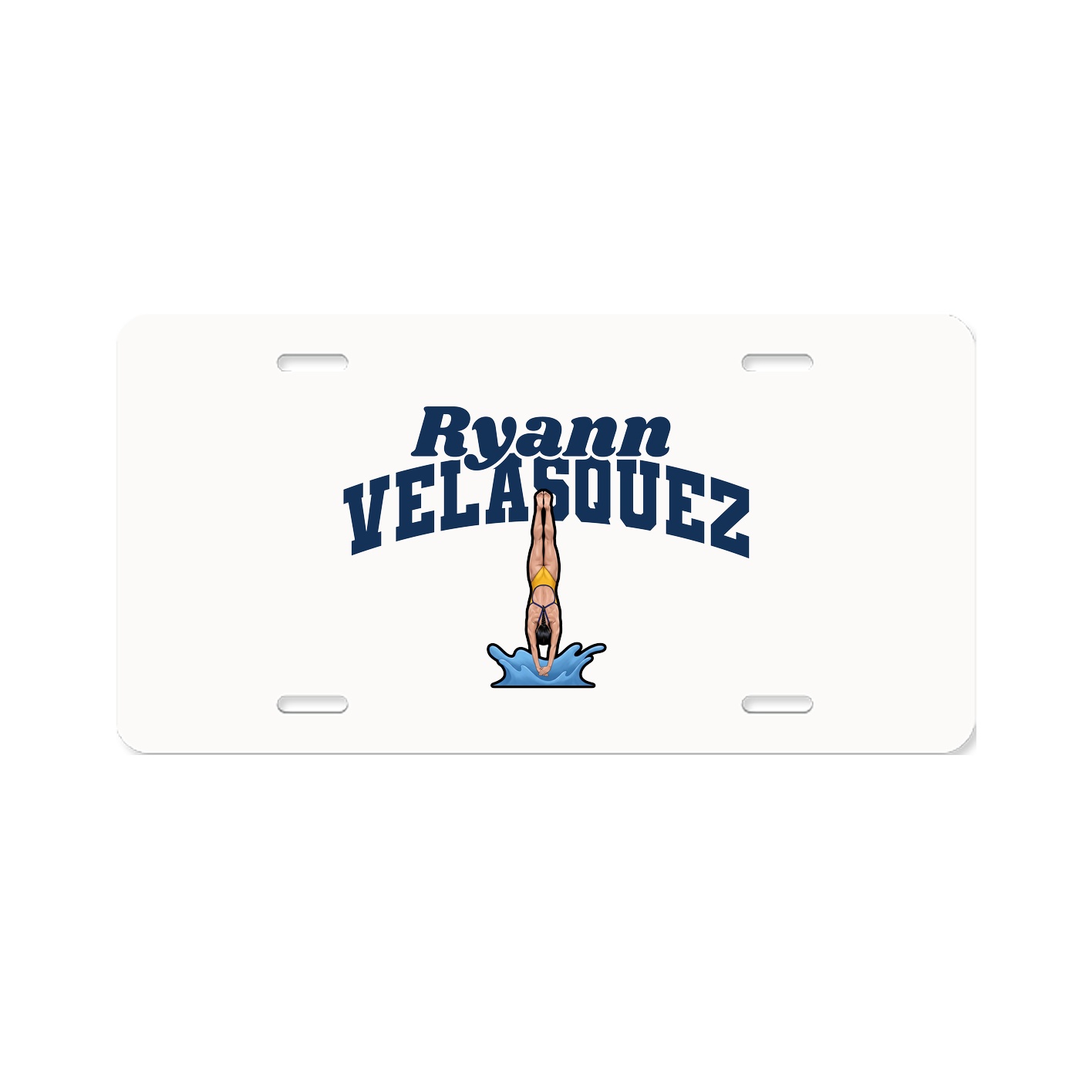 License Plate — Signature Arch in Classic