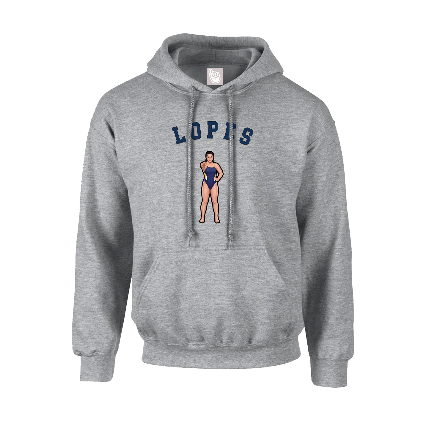 Youth Hoodie — Shirsey Arch in Grey