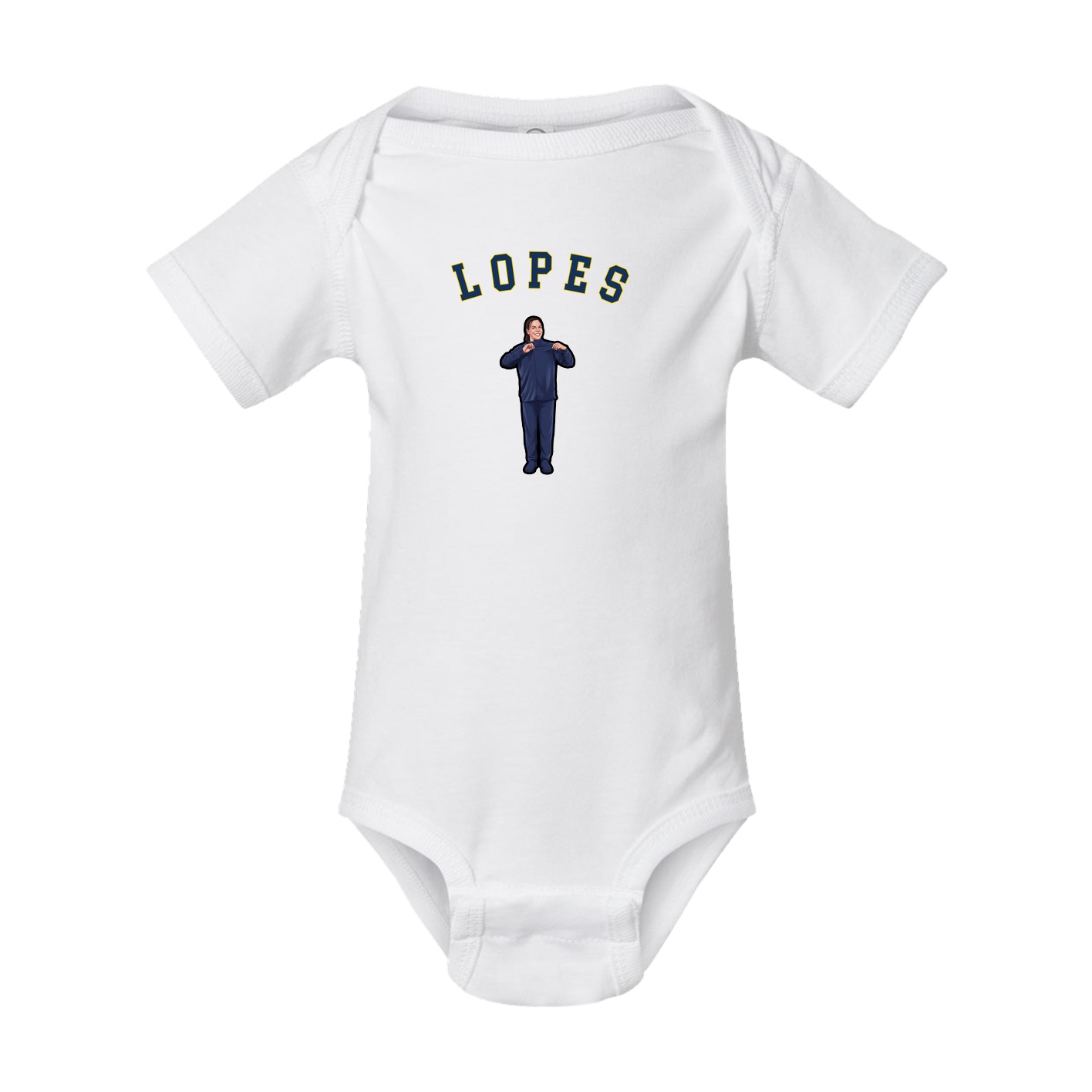 Baby Onesie — Shirsey Arch in White