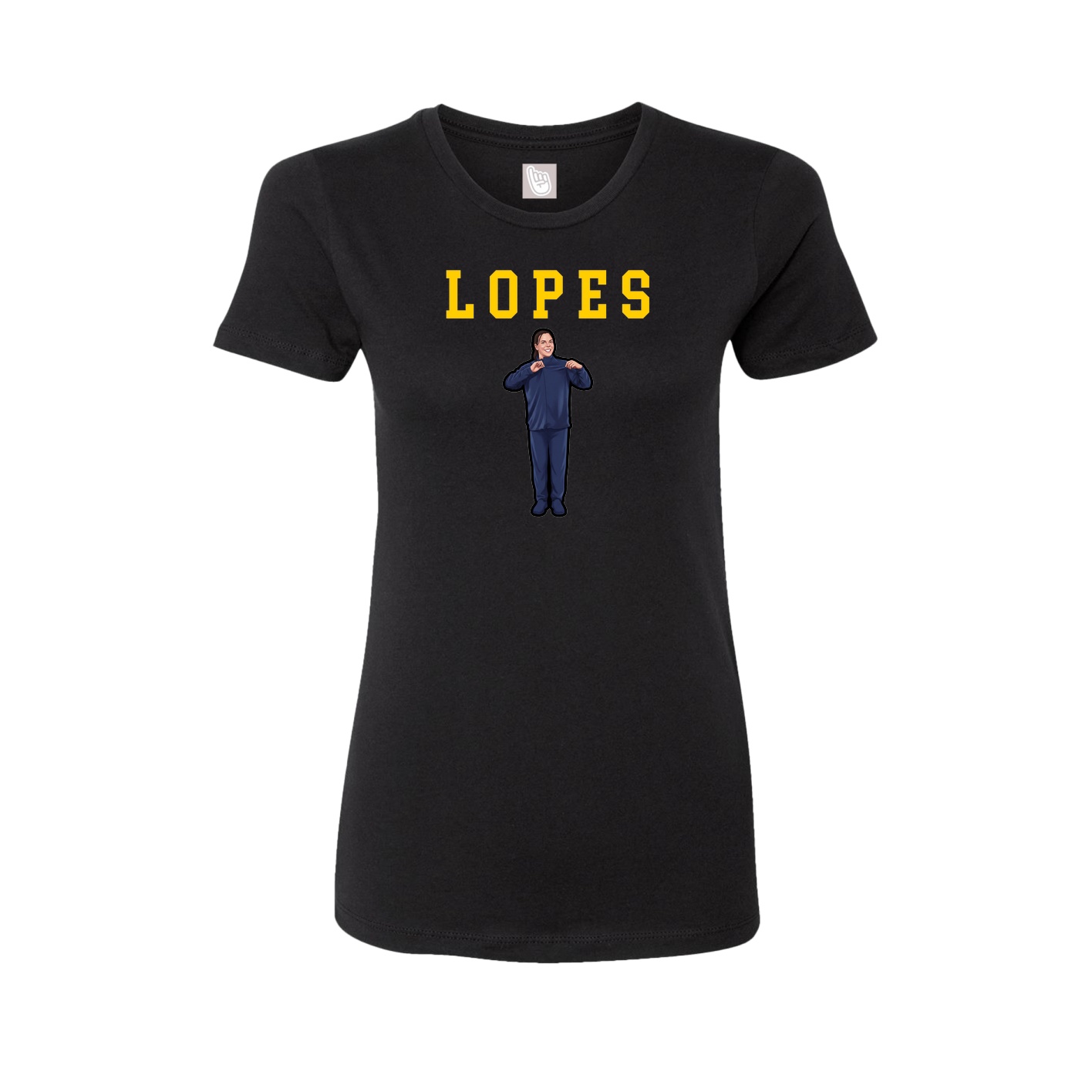 Fitted Women's Tee — Shirsey in Black