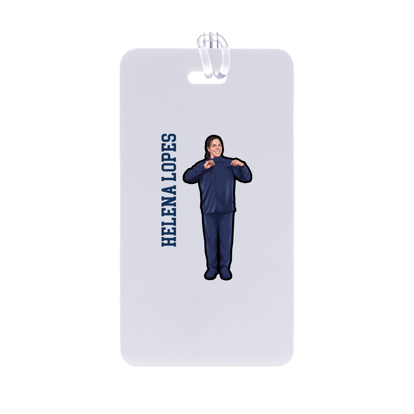 Bag Tag — Name Vertical in Classic