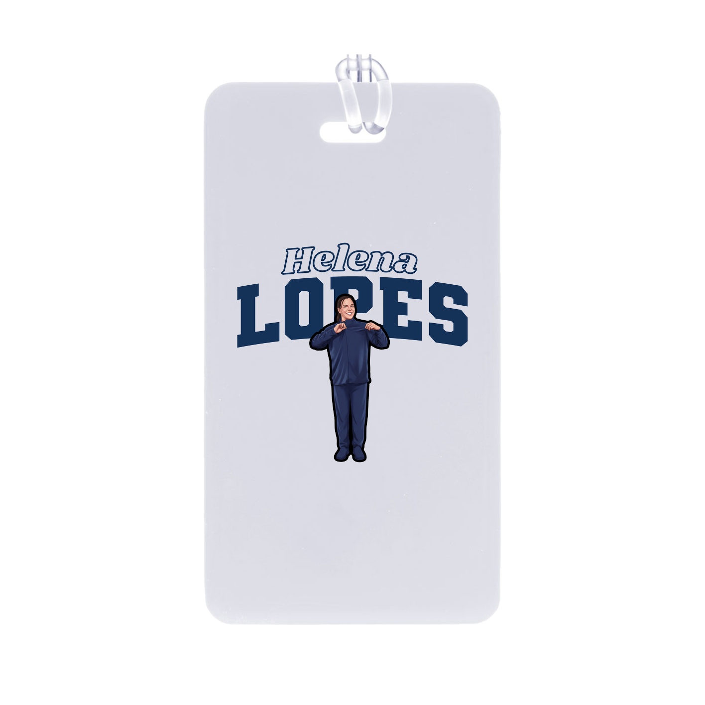 Bag Tag — Name Arch in Classic