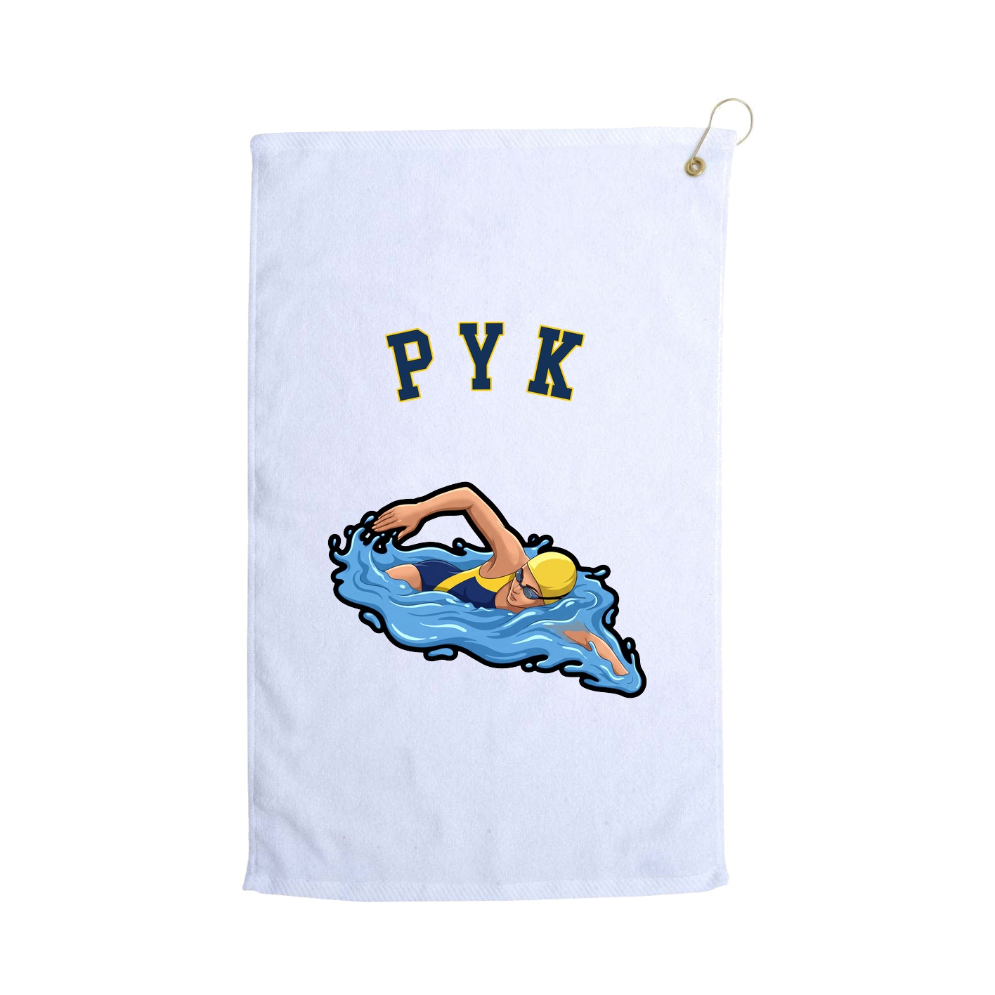Golf Towel — Shirsey Arch in White