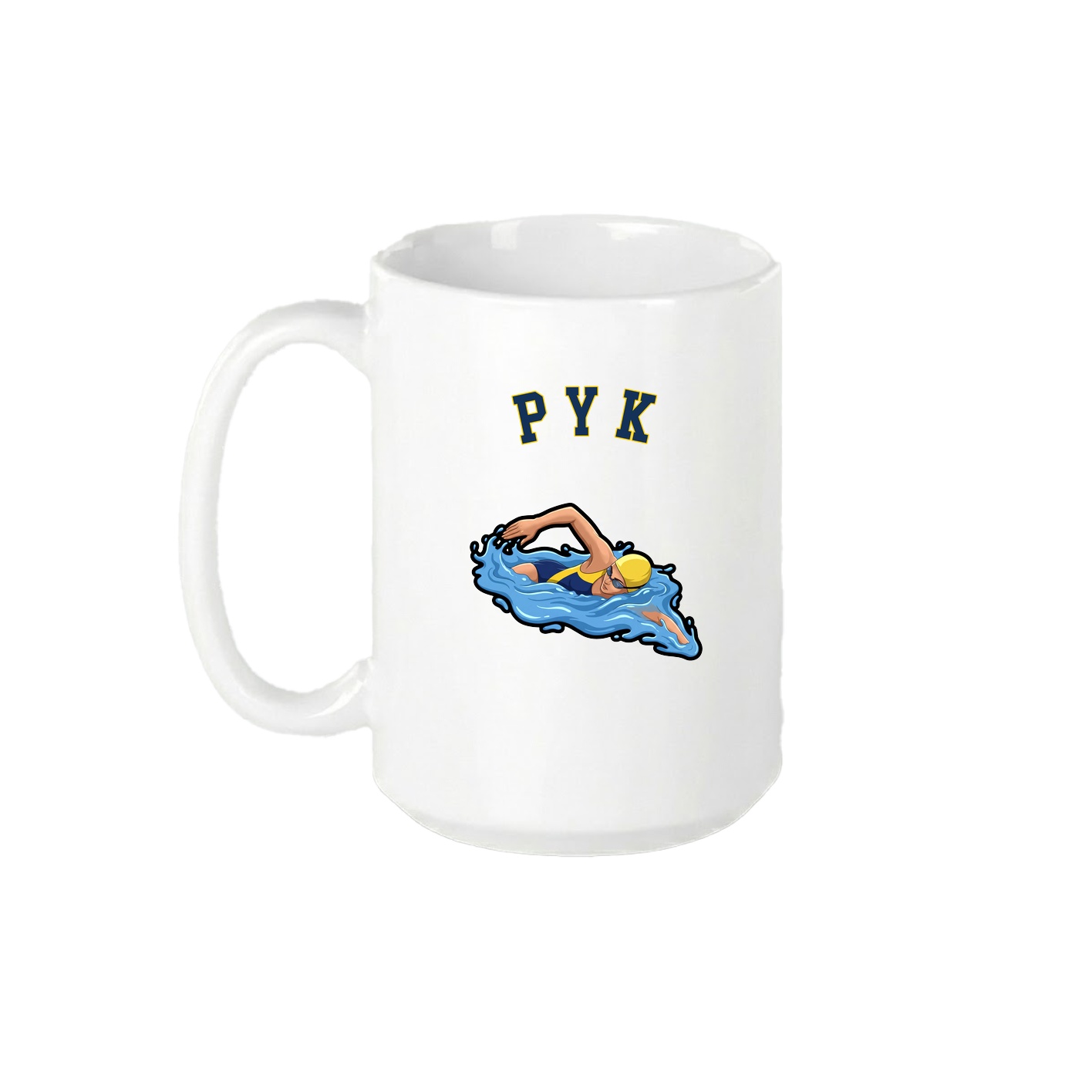 15oz Coffee Mug — Shirsey Arch in White