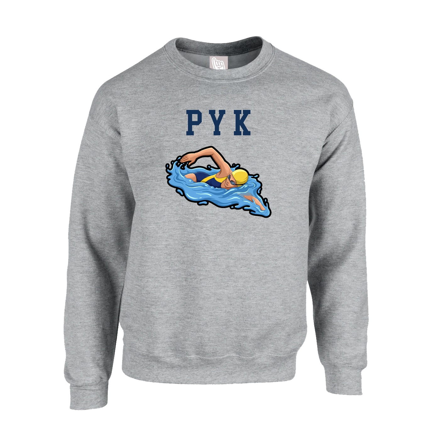 Fleece Crew — Shirsey in Grey