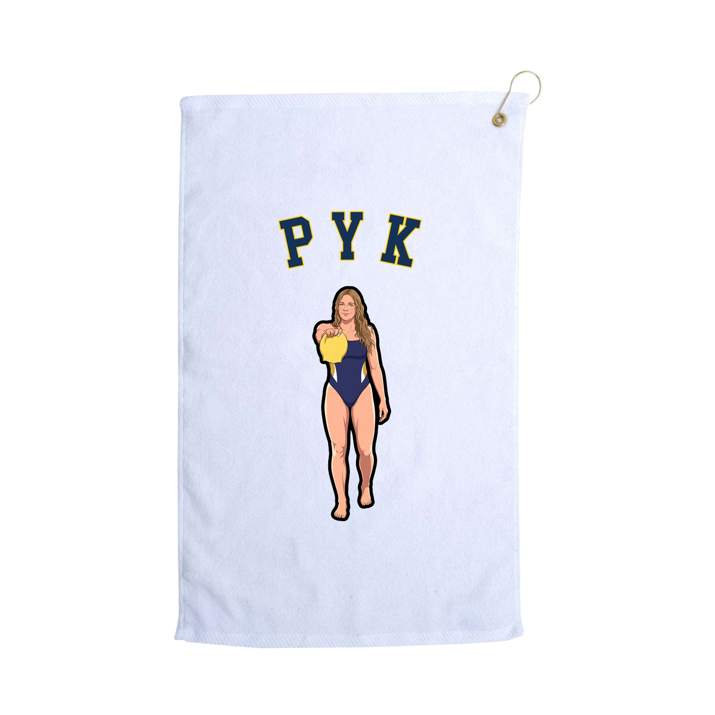 Golf Towel — Shirsey Arch in White