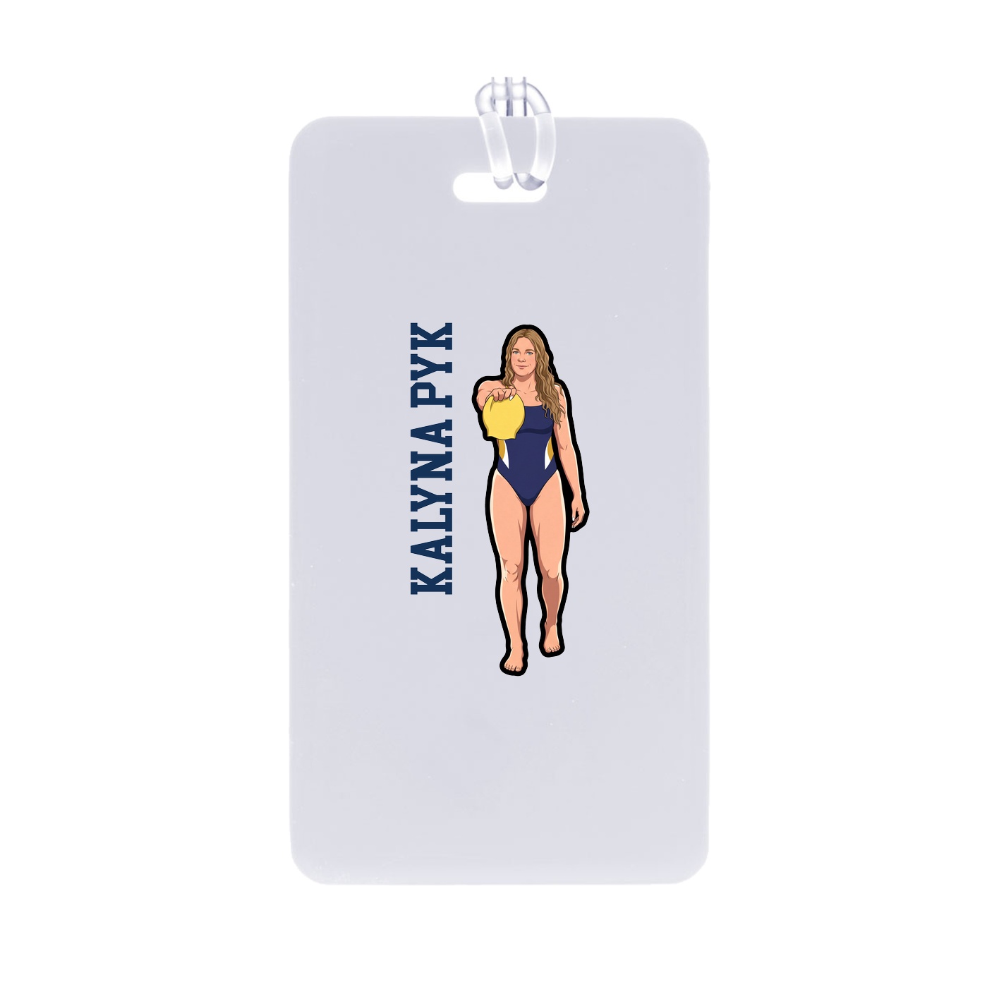Bag Tag — Name Vertical in Classic