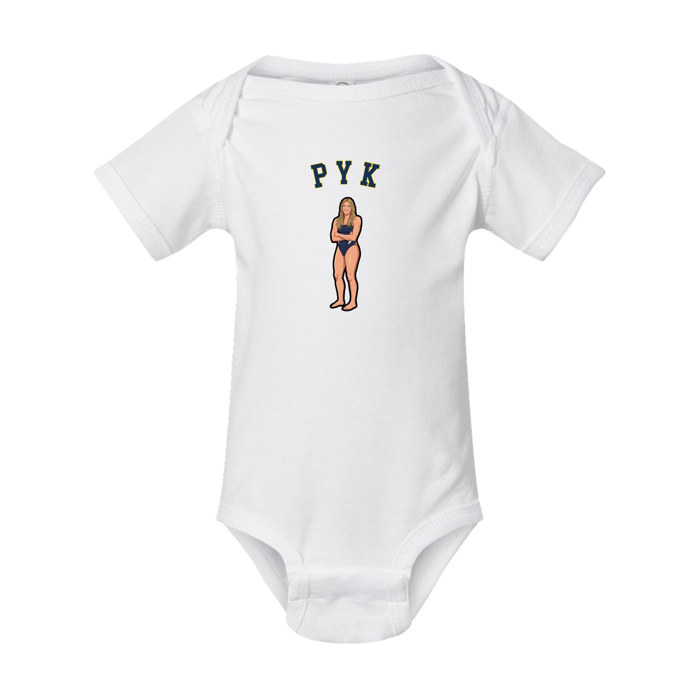 Baby Onesie — Shirsey Arch in White