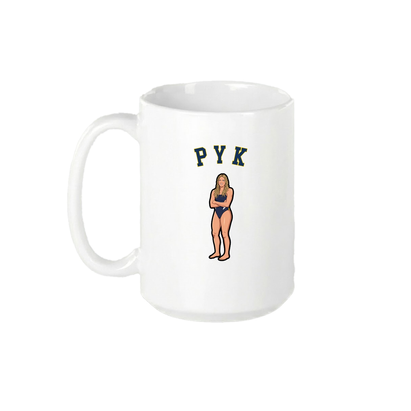 15oz Coffee Mug — Shirsey Arch in White