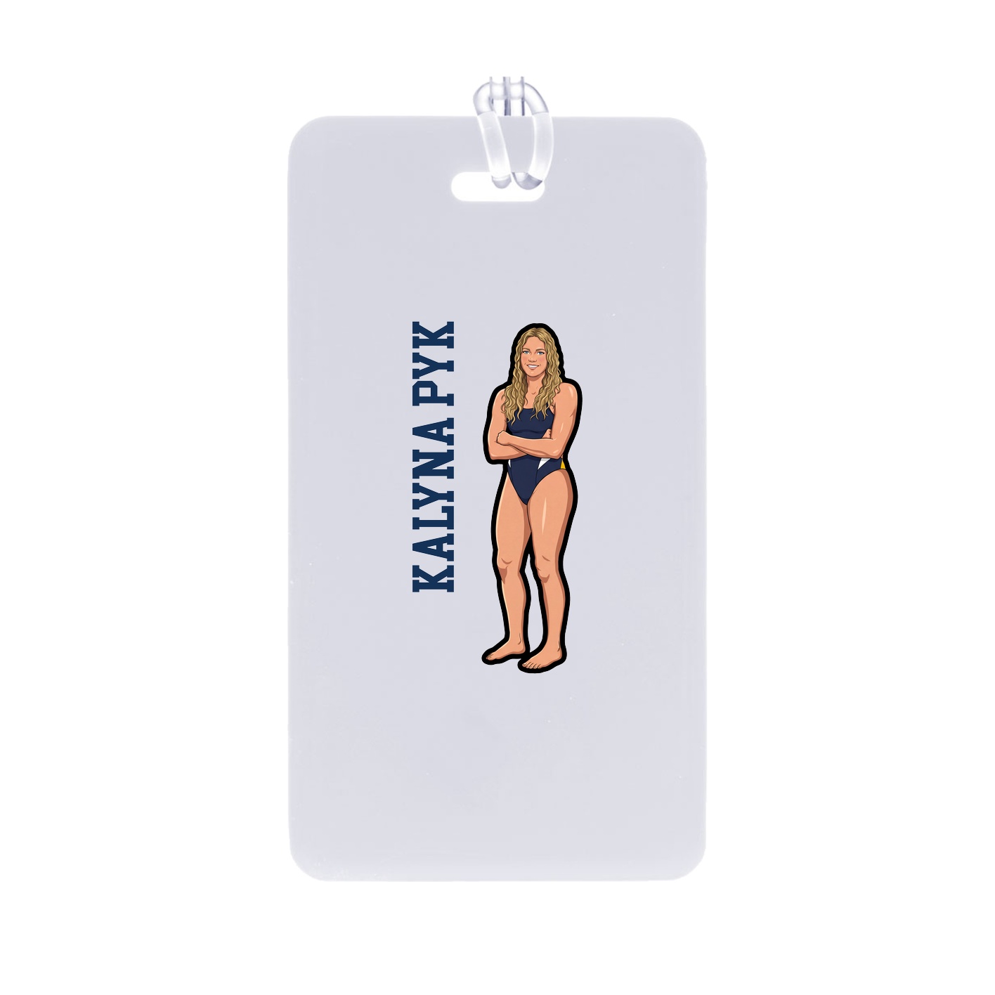 Bag Tag — Name Vertical in Classic
