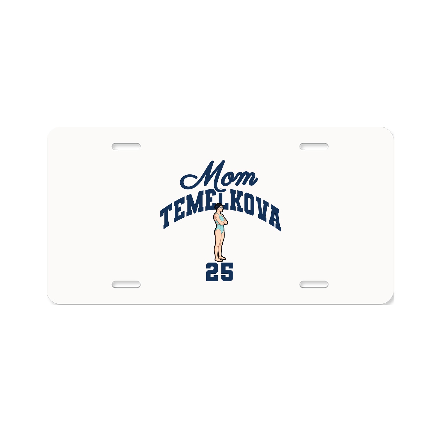 License Plate — Mothers Day Arch in Classic