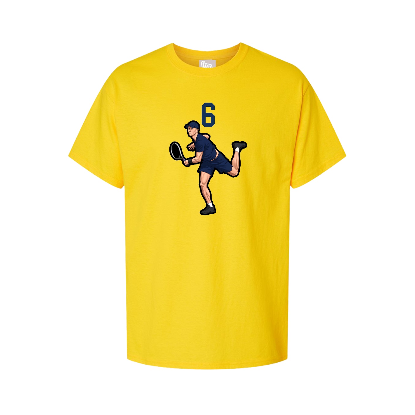 Youth Tee — Number Top in Gold