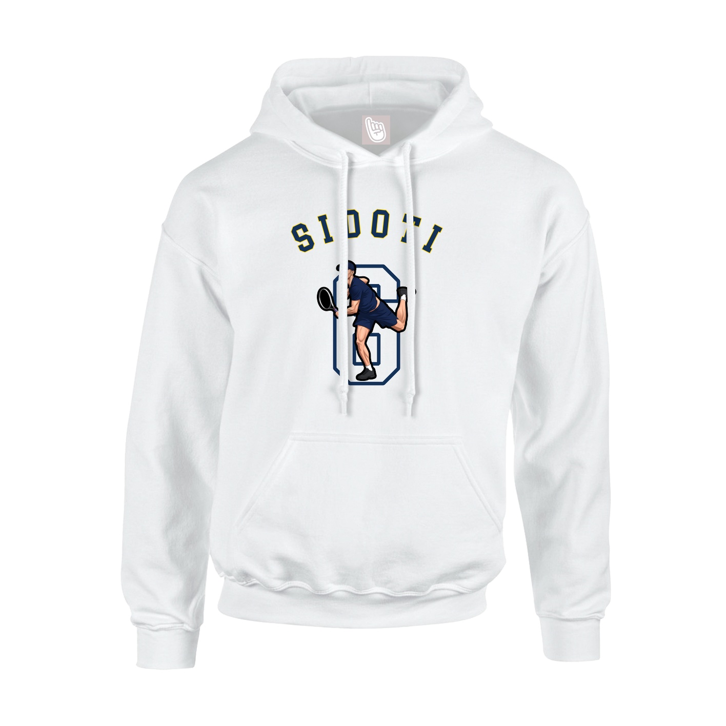 Youth Hoodie — Shirsey Arch in White