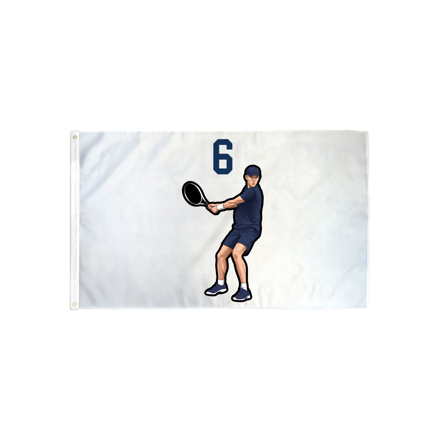 3x5 Flag — Number Top in Classic