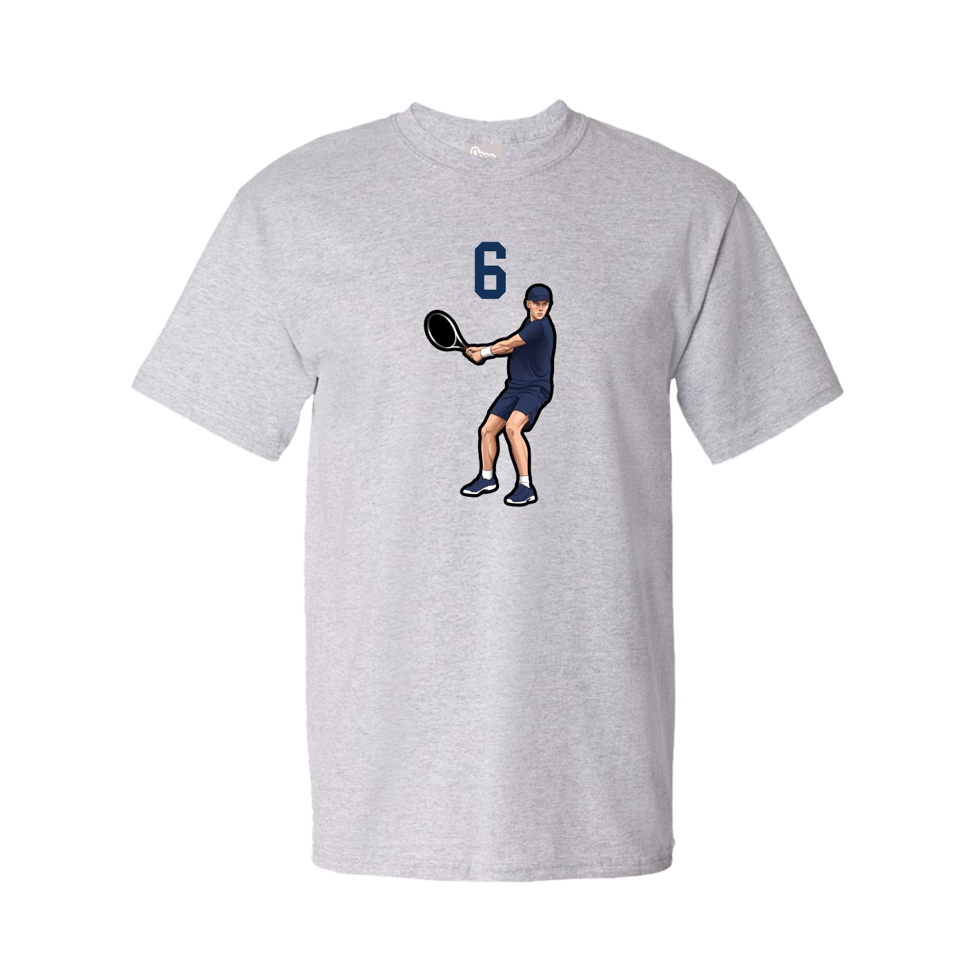 Tee — Number Top in Grey
