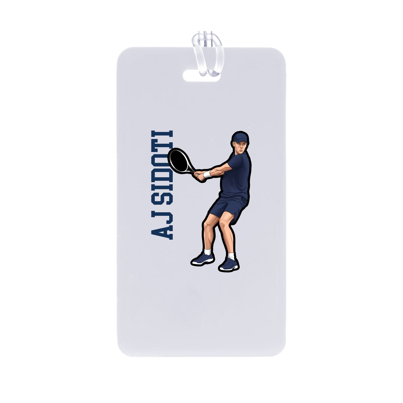 Bag Tag — Name Vertical in Classic