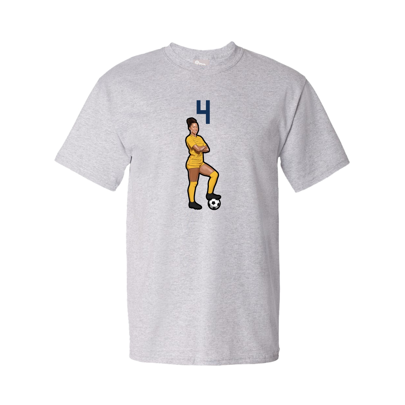 Tee — Number Top in Grey