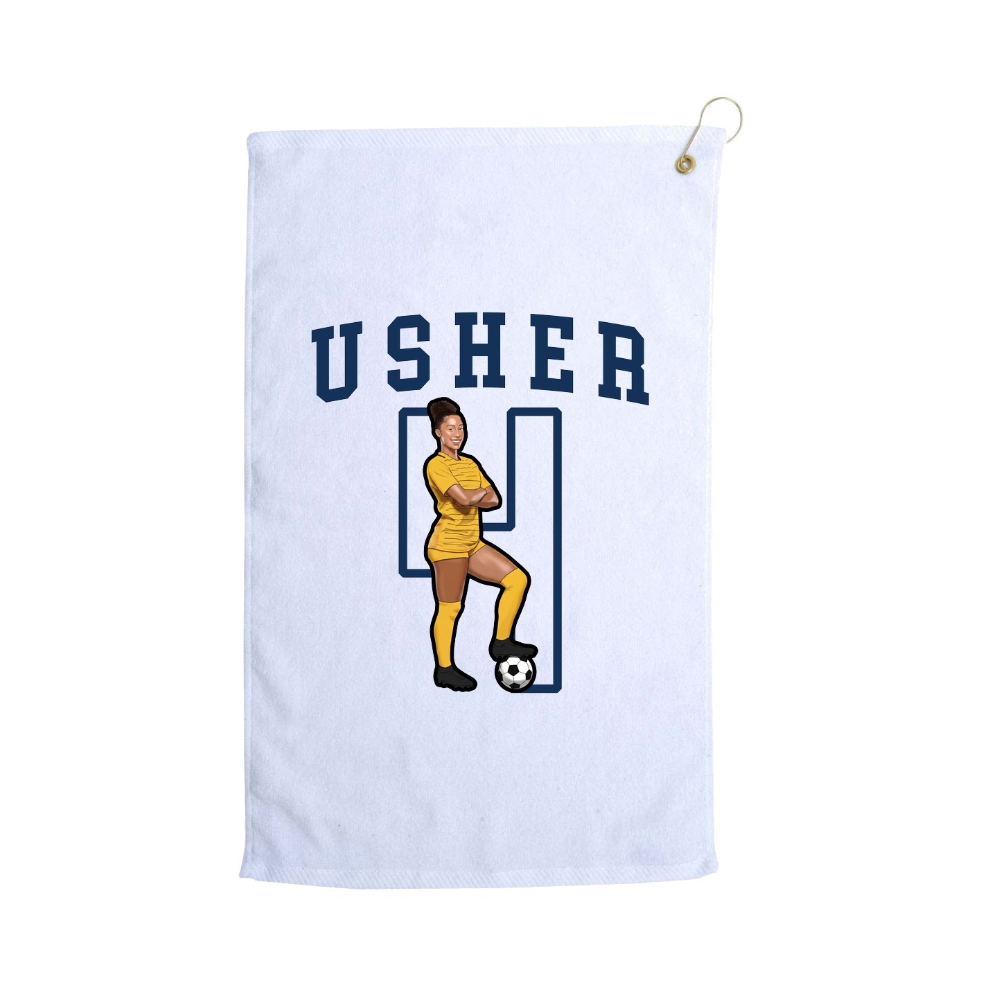 Golf Towel — Shirsey in White
