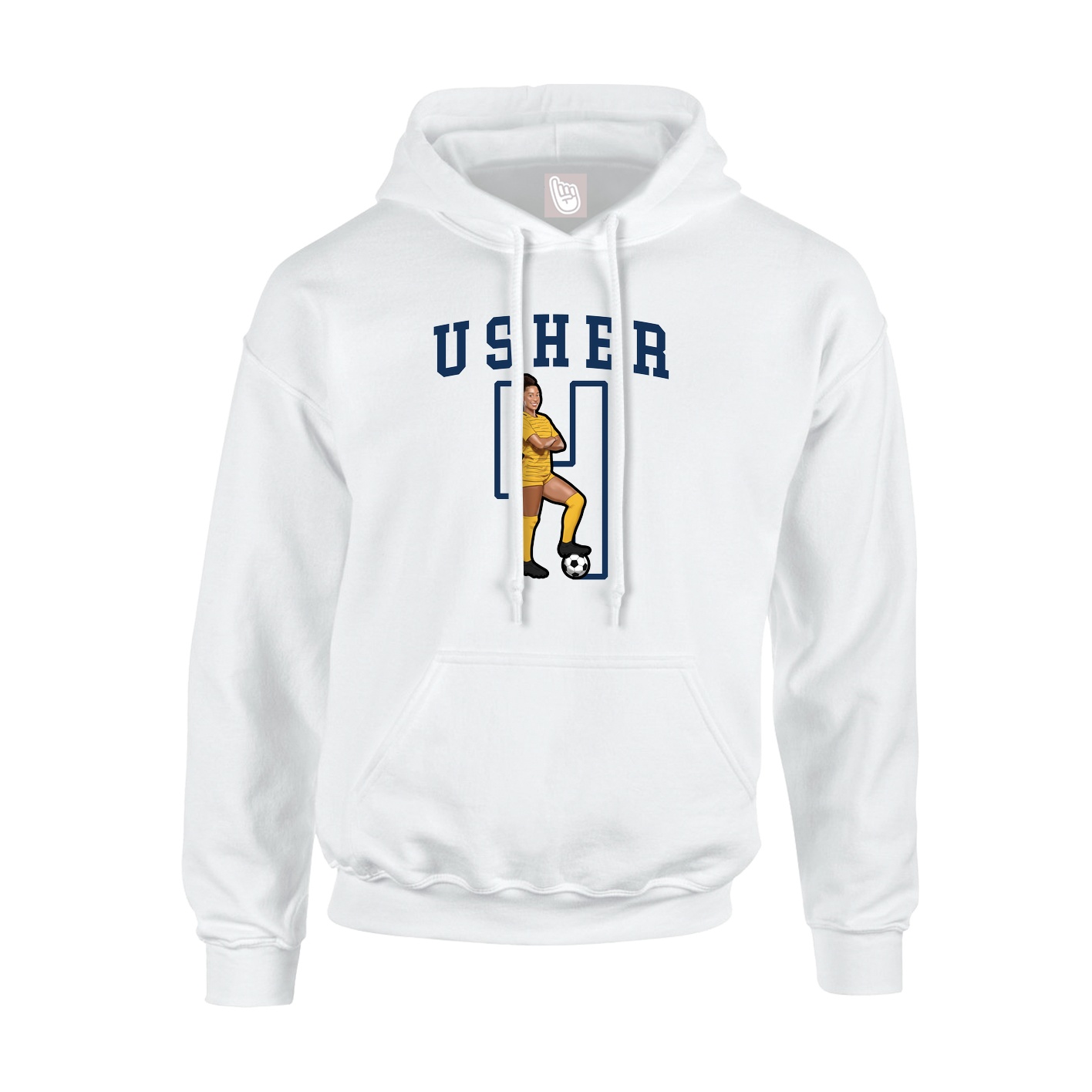 Hoodie — Shirsey in White
