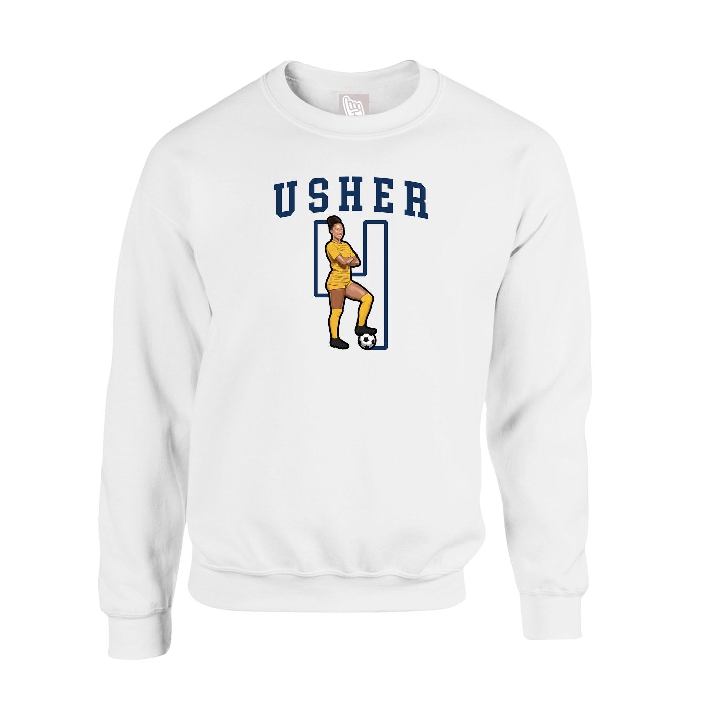 Fleece Crew — Shirsey in White
