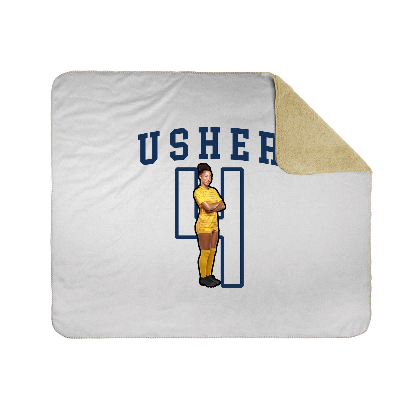 Throw Blanket — Shirsey in White