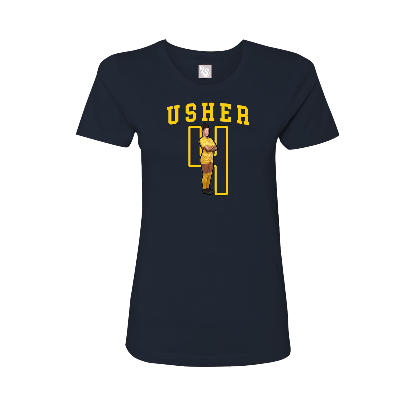 Fitted Women's Tee — Shirsey in Navy