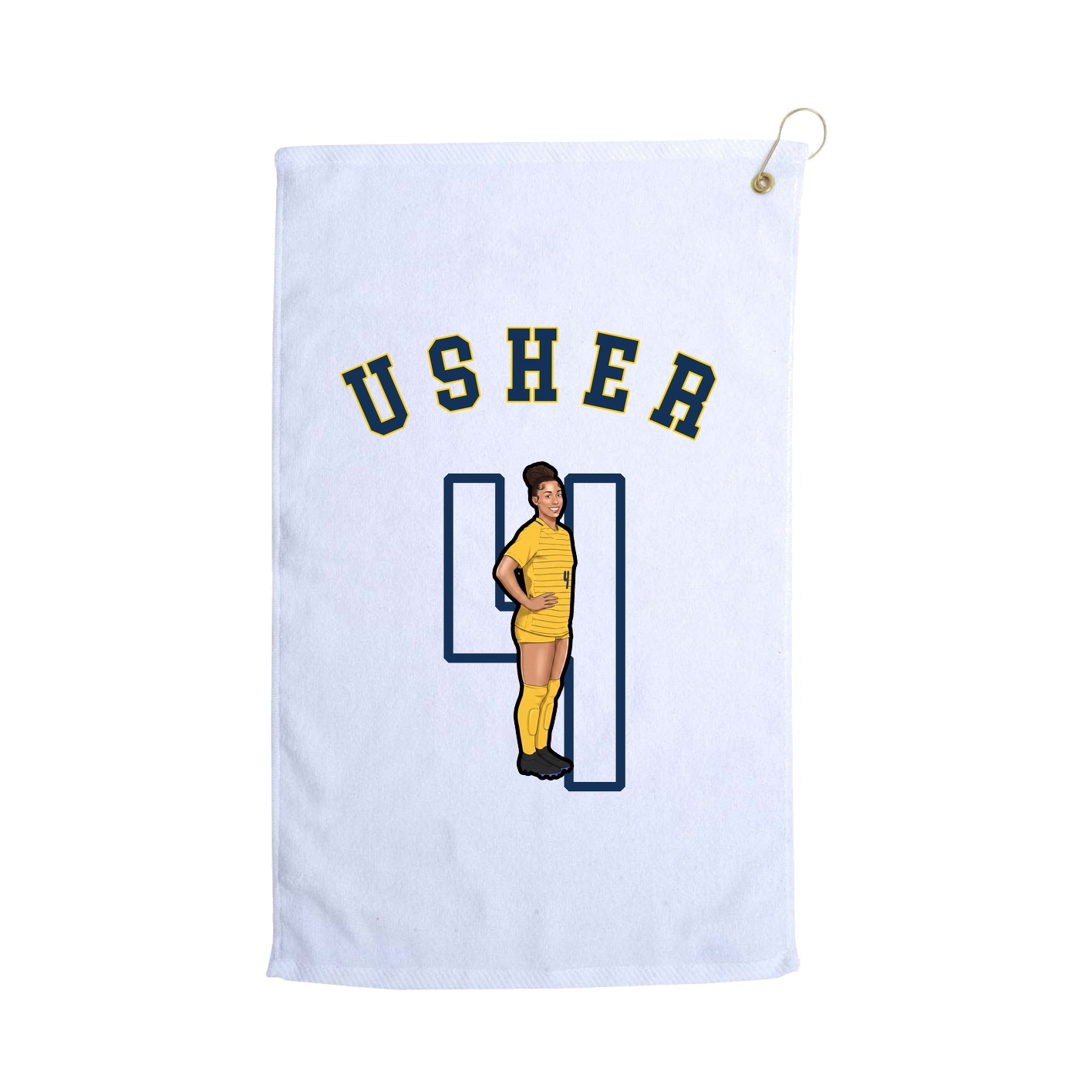 Golf Towel — Shirsey Arch in White