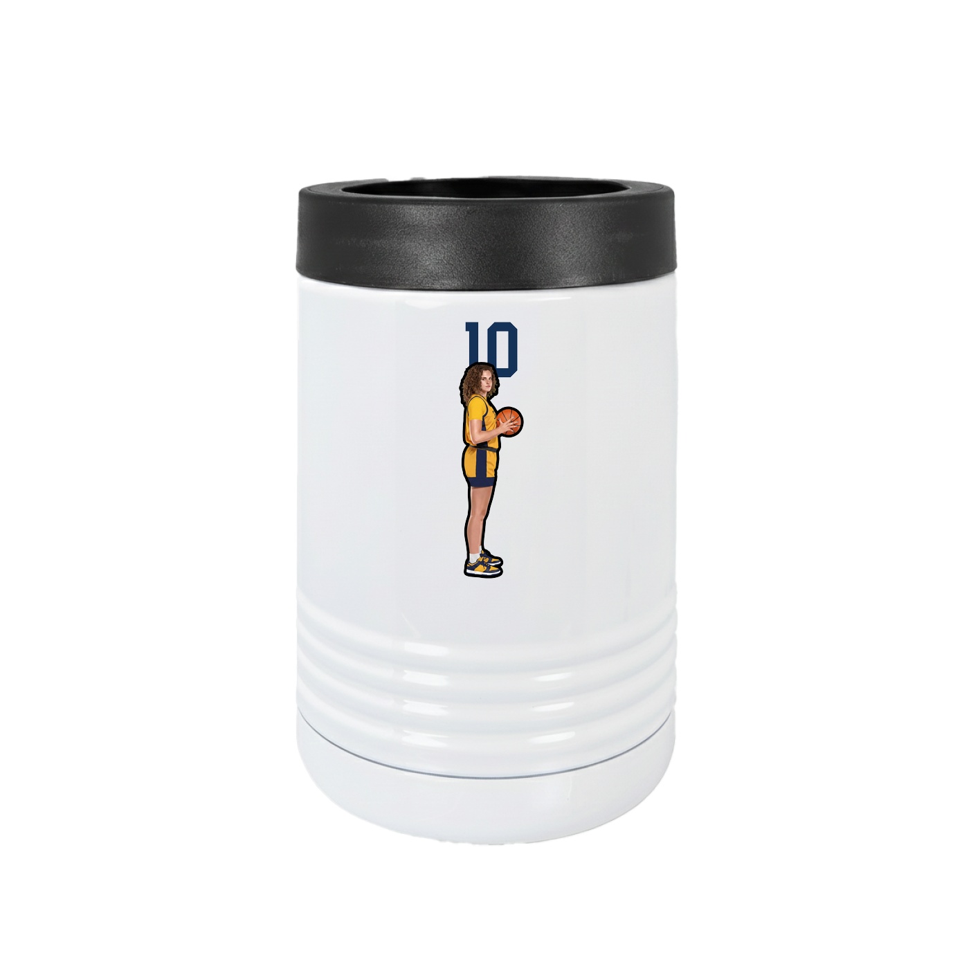Beverage Holder — Number Top in White