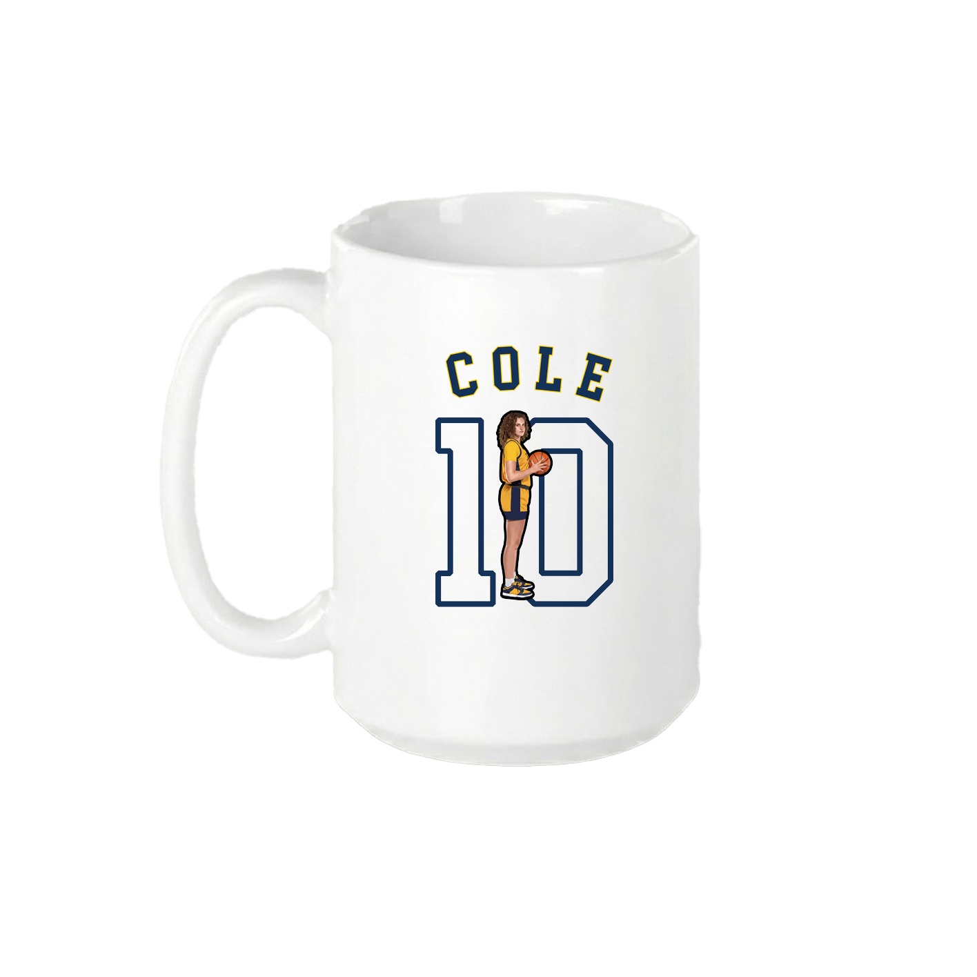 15oz Coffee Mug — Shirsey Arch in White