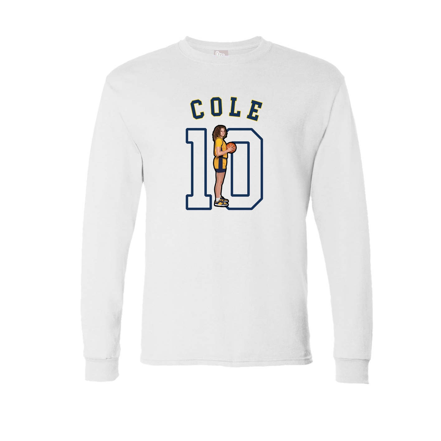 Long Sleeve Tee — Shirsey Arch in White