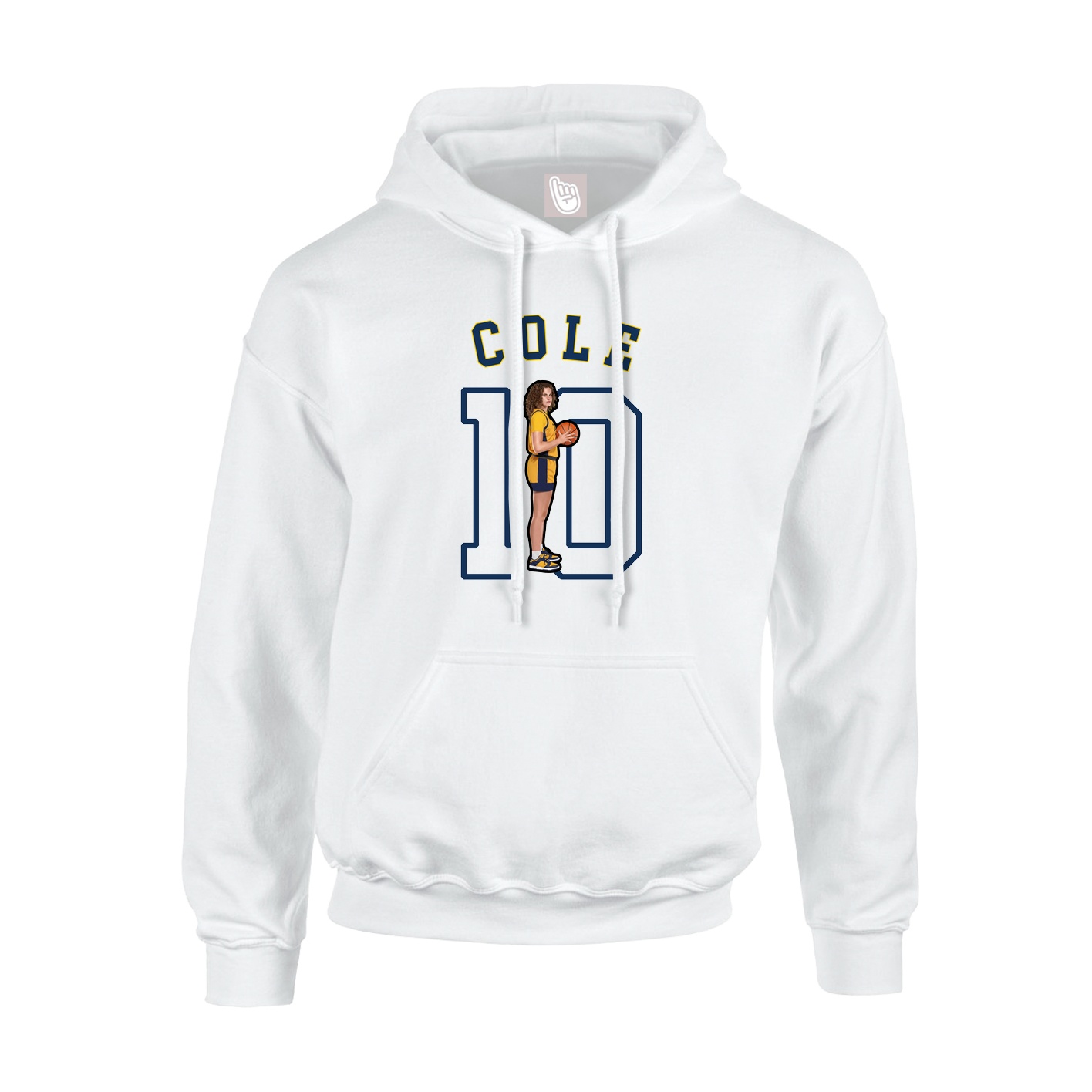 Youth Hoodie — Shirsey Arch in White