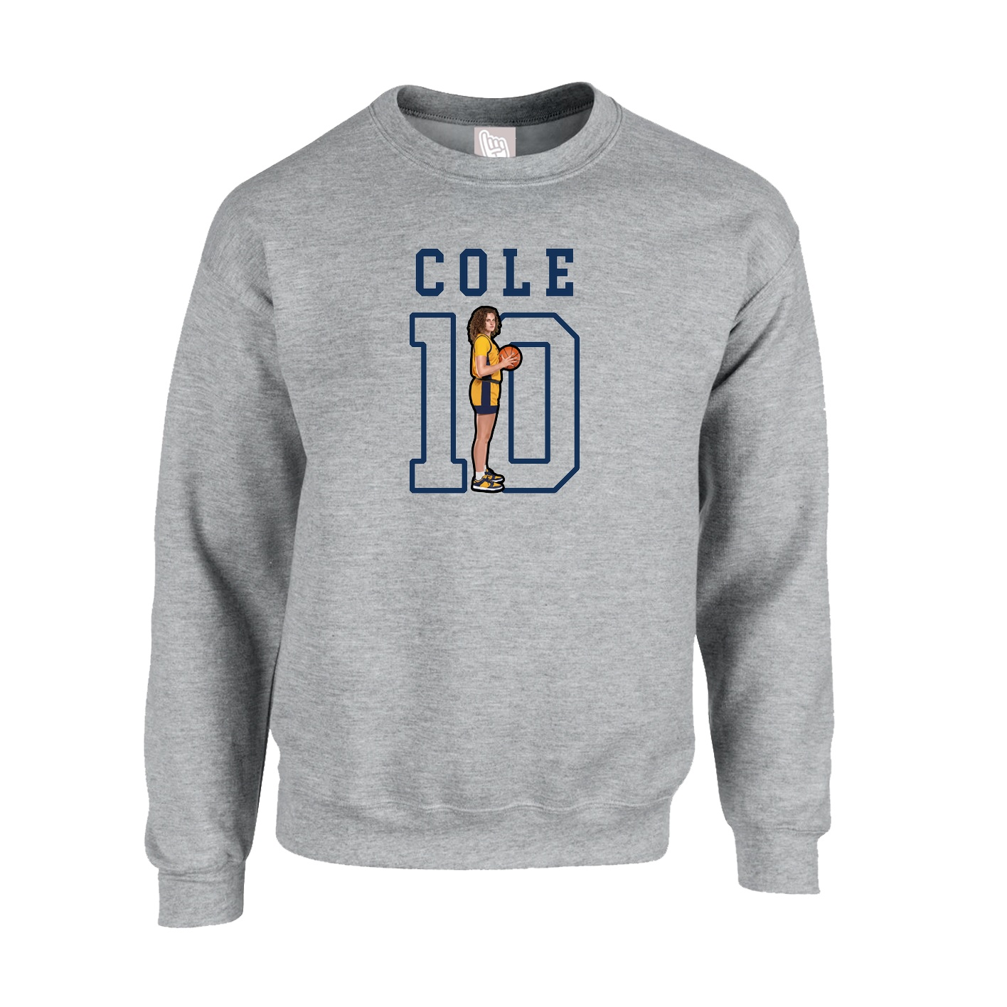 Fleece Crew — Shirsey in Grey