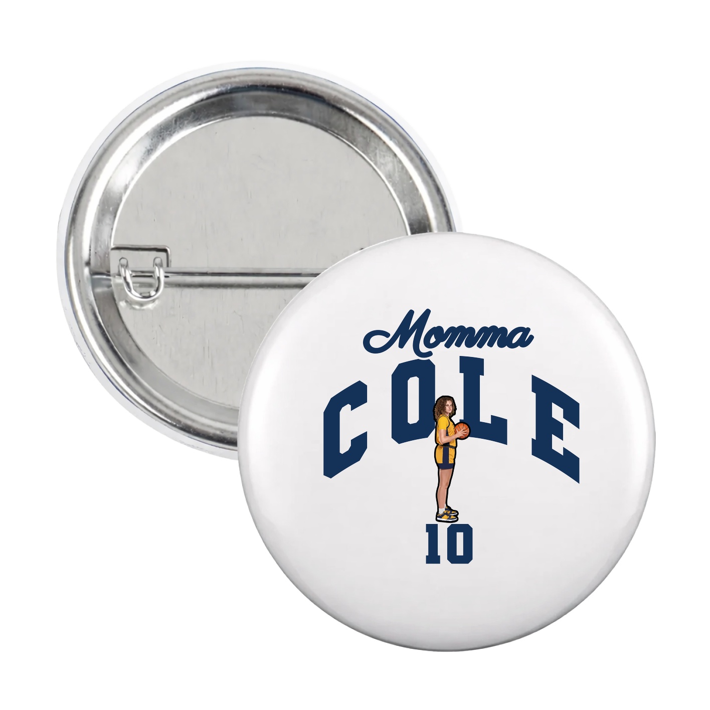 Game Day Button — Mothers Day Arch in White