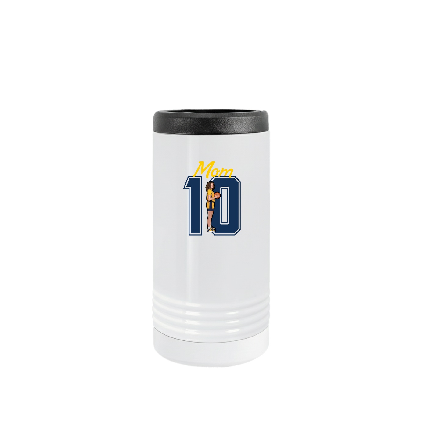 Slim Beverage Holder — Mothers Day Shirsey in White