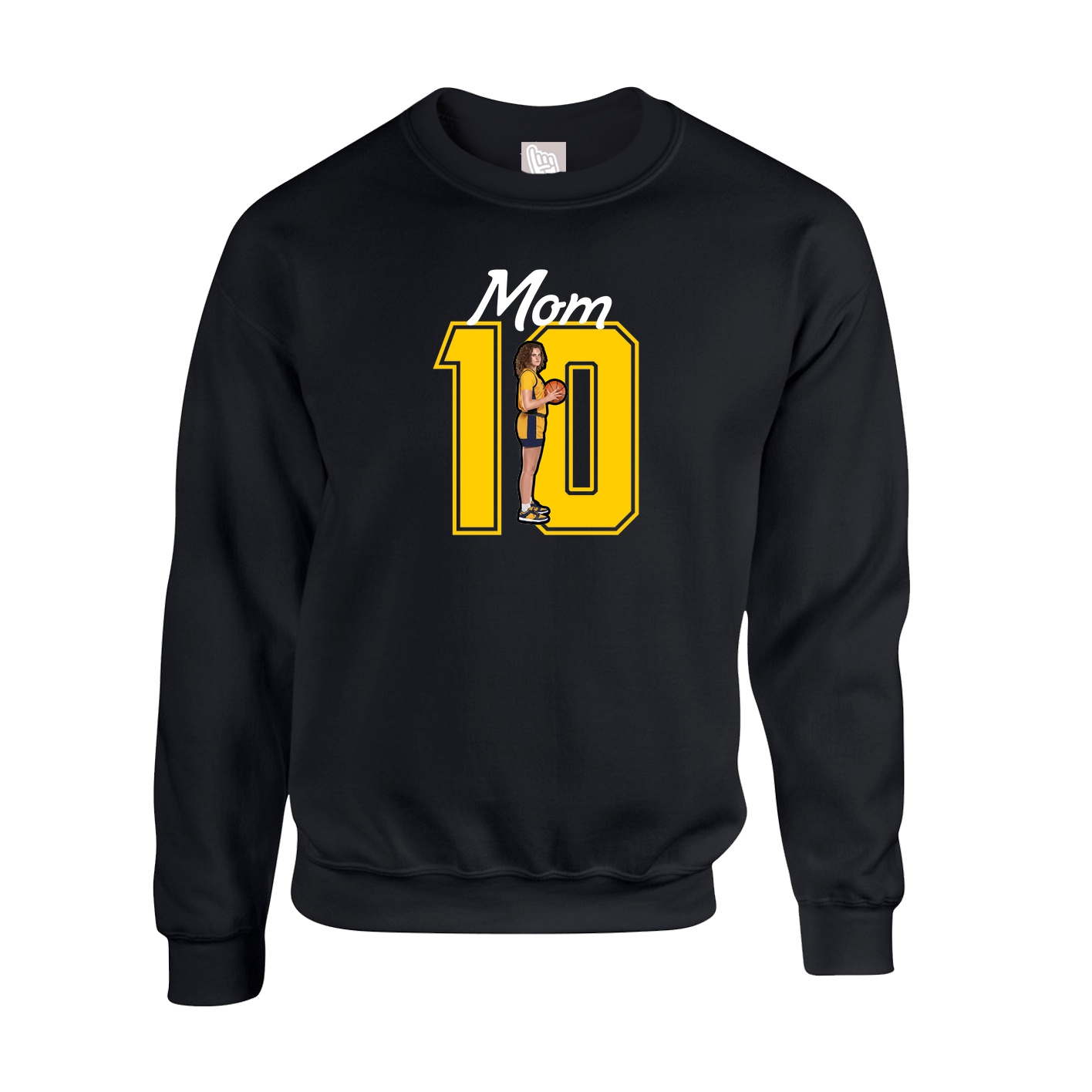 Fleece Crew — Mothers Day Shirsey in Black
