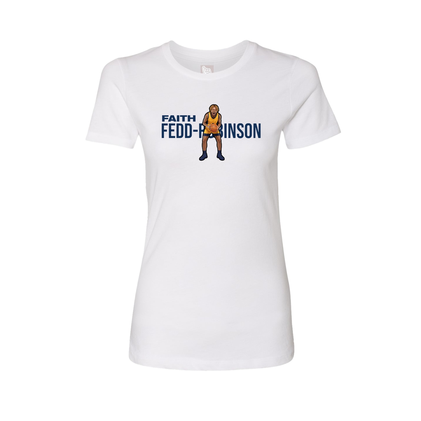 Womens Tee — Player Name in White